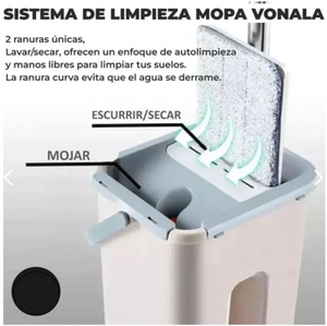 TRAPERO PLEGABLE CON CUBO